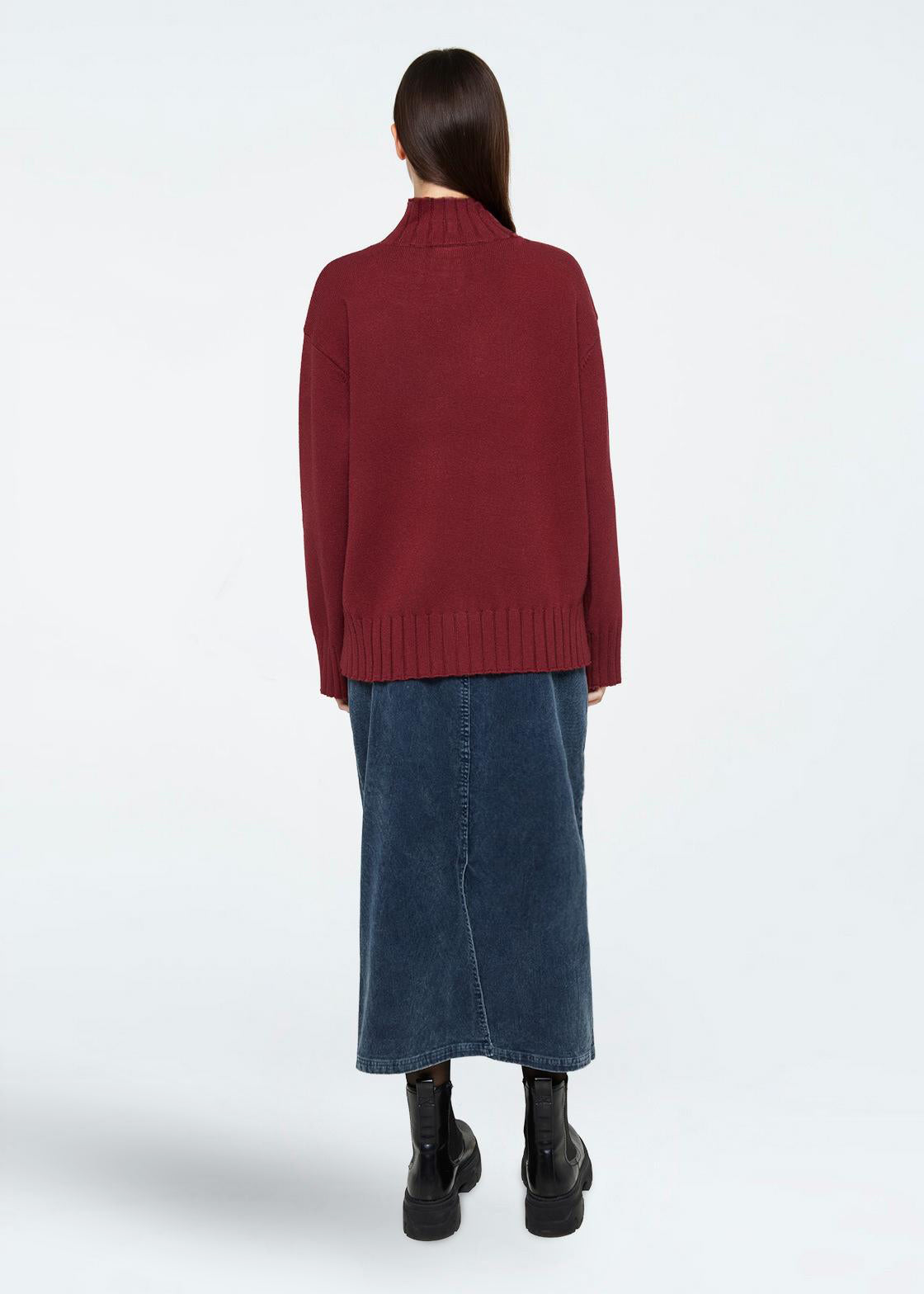 minimum female Darcys 3448 Turtleneck Turtleneck 1534 Merlot