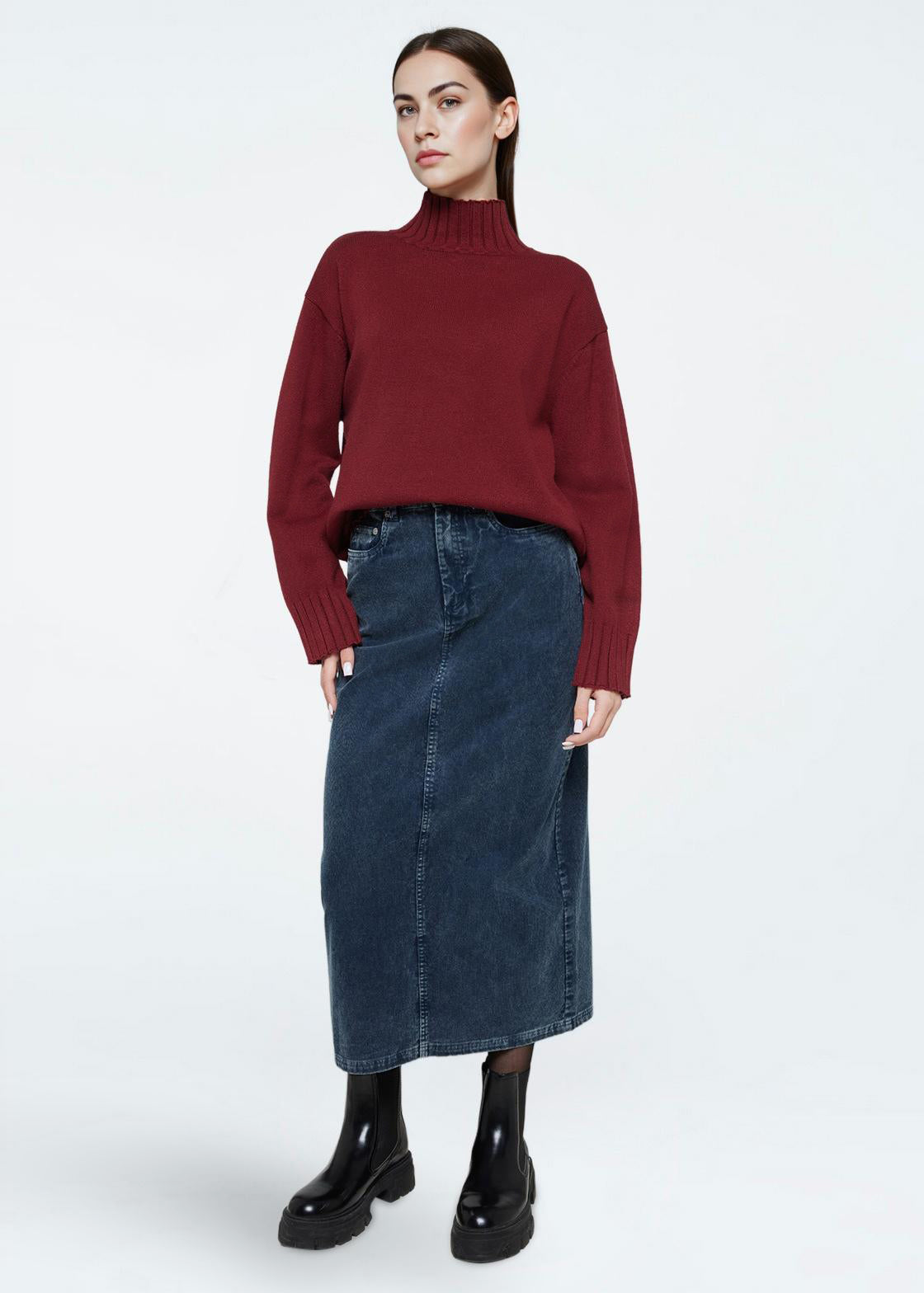 minimum female Darcys 3448 Turtleneck Turtleneck 1534 Merlot