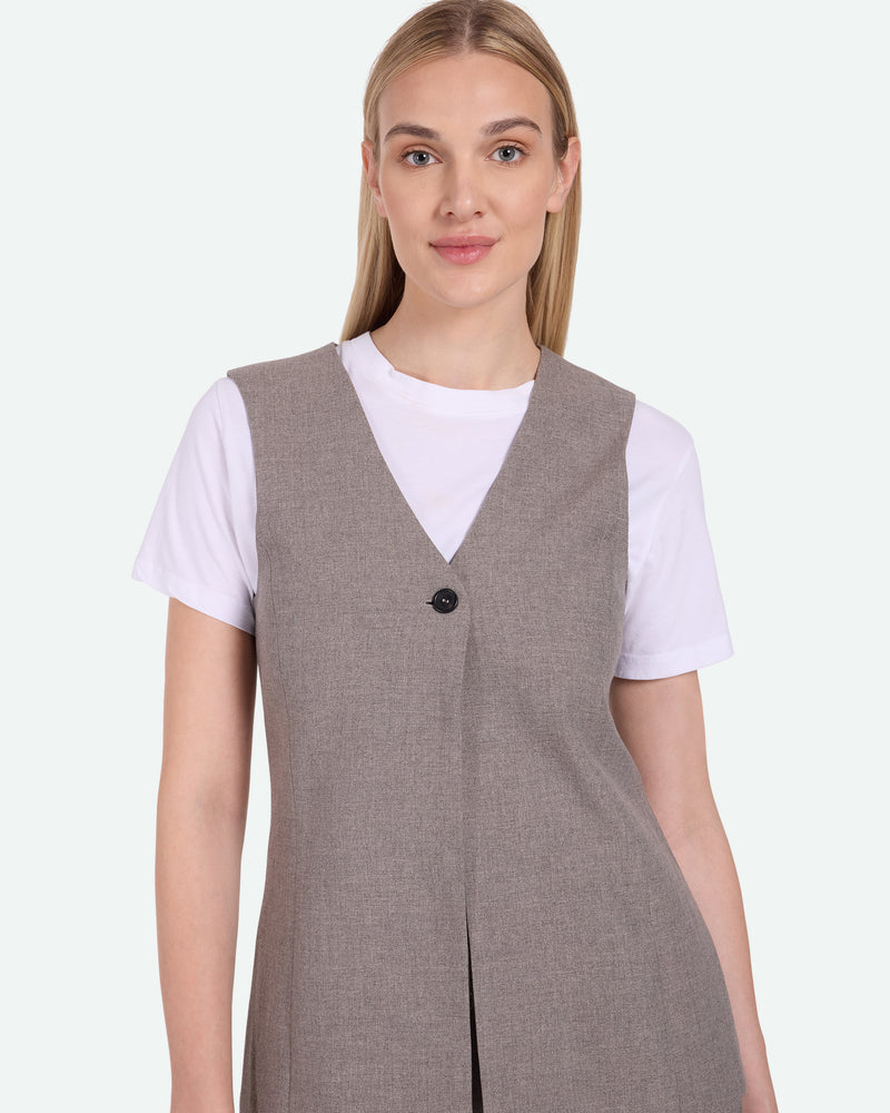 minimum female Davida 3737 Waistcoat Waistcoat 1410 Pine Bark