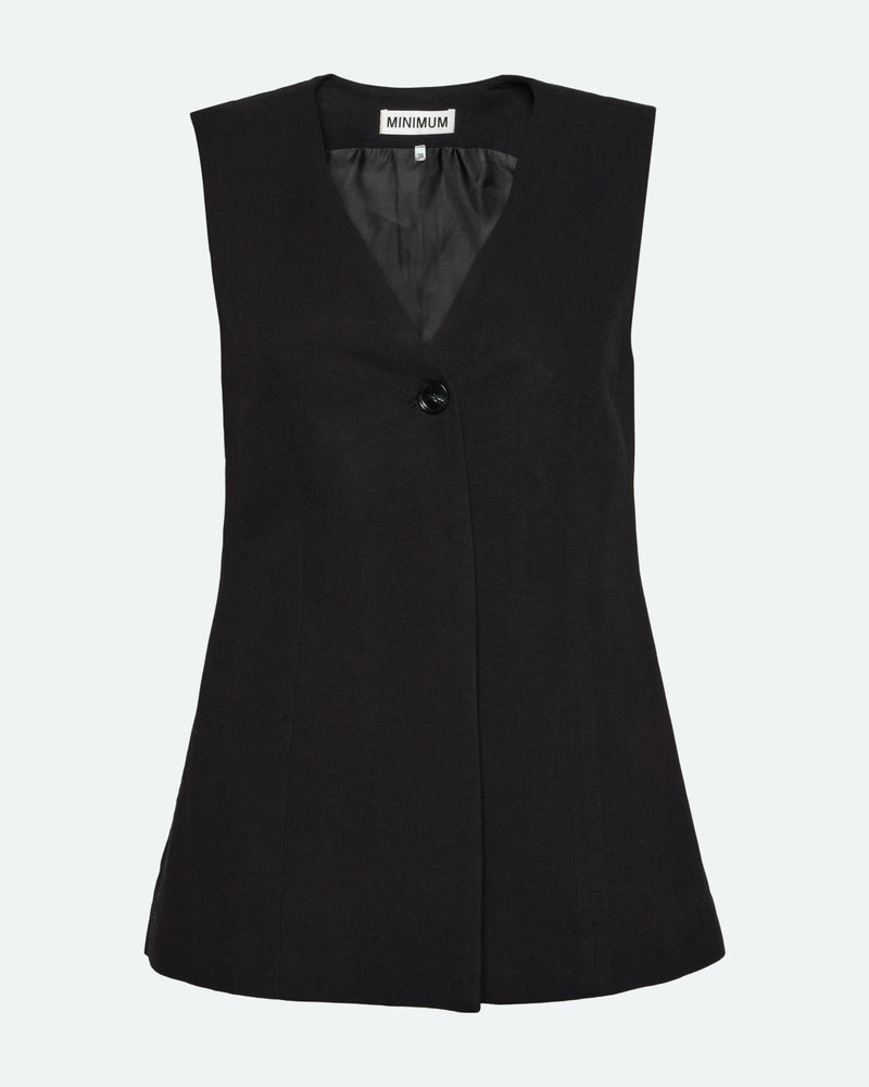 minimum female Davida waistcoat 4191 Waistcoat 999 Black