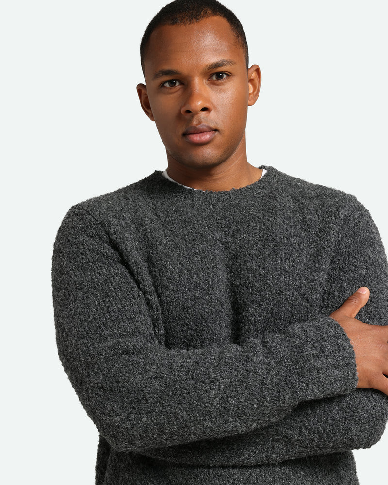 minimum male Daxan 3970 Knit Jumper 0203 Gray Pinstripe