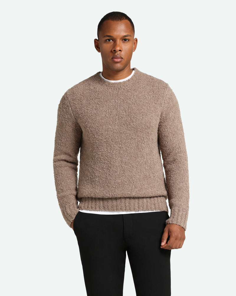 minimum male Daxan 3970 Knit Jumper 1500 Dove