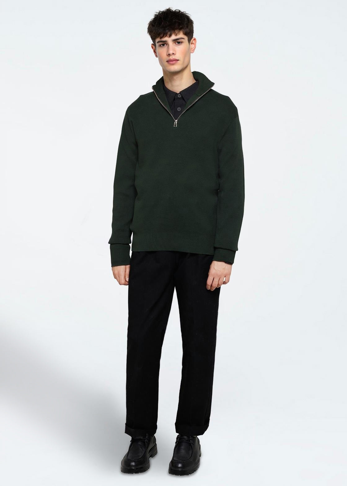 minimum male Dilan halfzip 3057 Turtleneck 715 Rosin