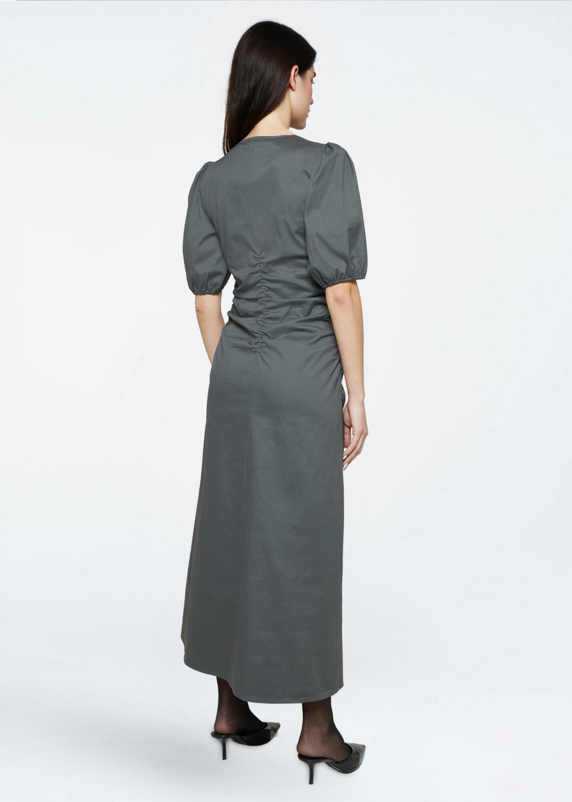 minimum female Dulli dress 9621 Midi Dress 980 Dark Grey