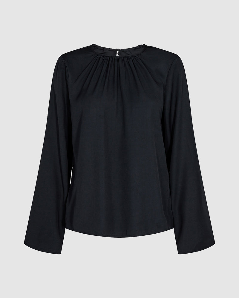 minimum female Elisas 9949 Long Sleeved Blouse 999 Black