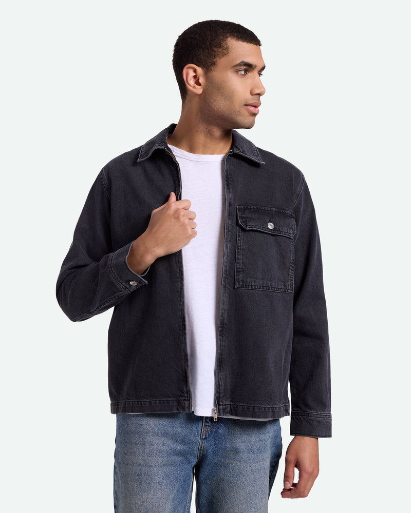 minimum male Everest 3813 Jacket Denim Jacket 999 Black