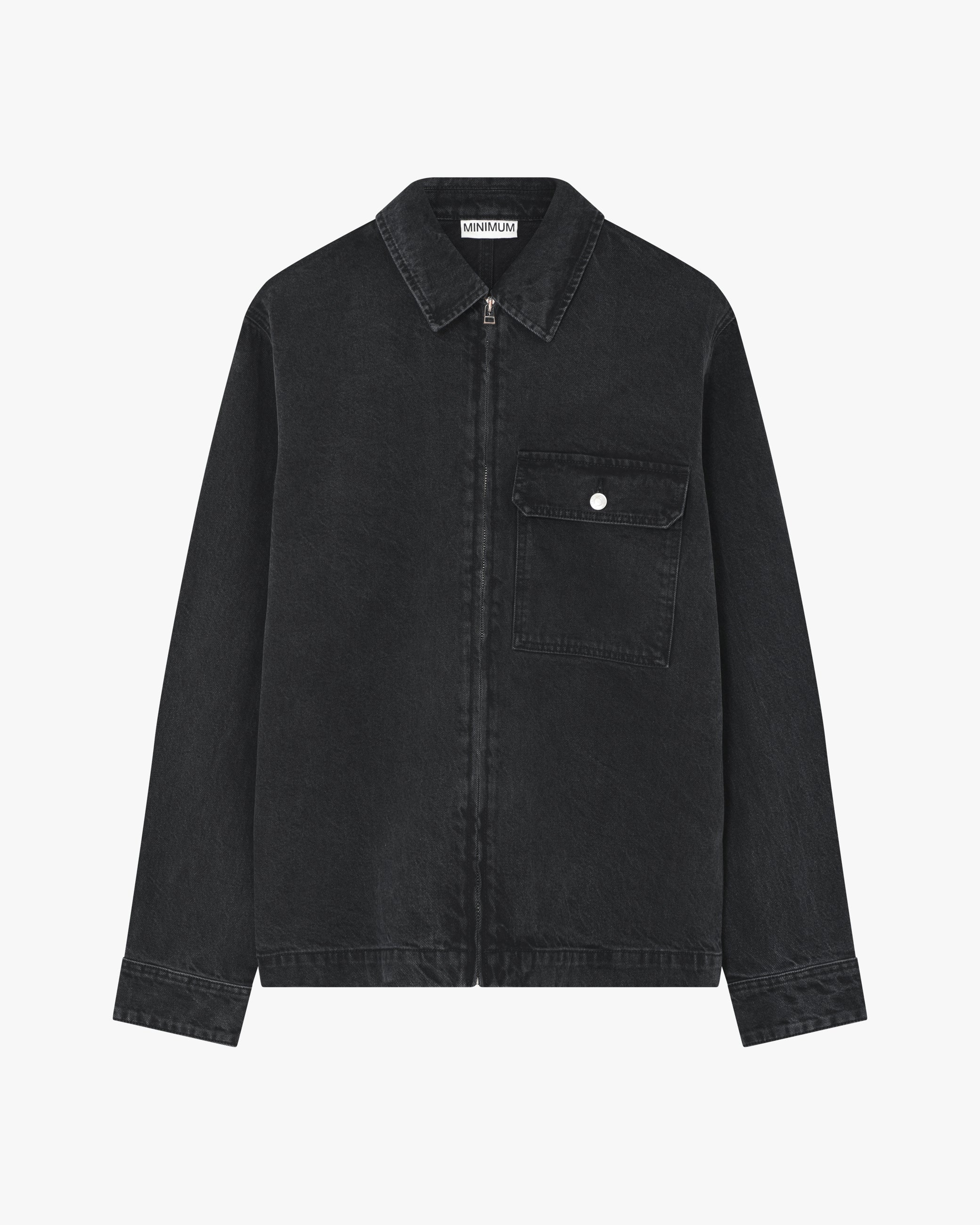 minimum male Everest denim jacket 4654 Denim Jacket 0510 Castor Gray