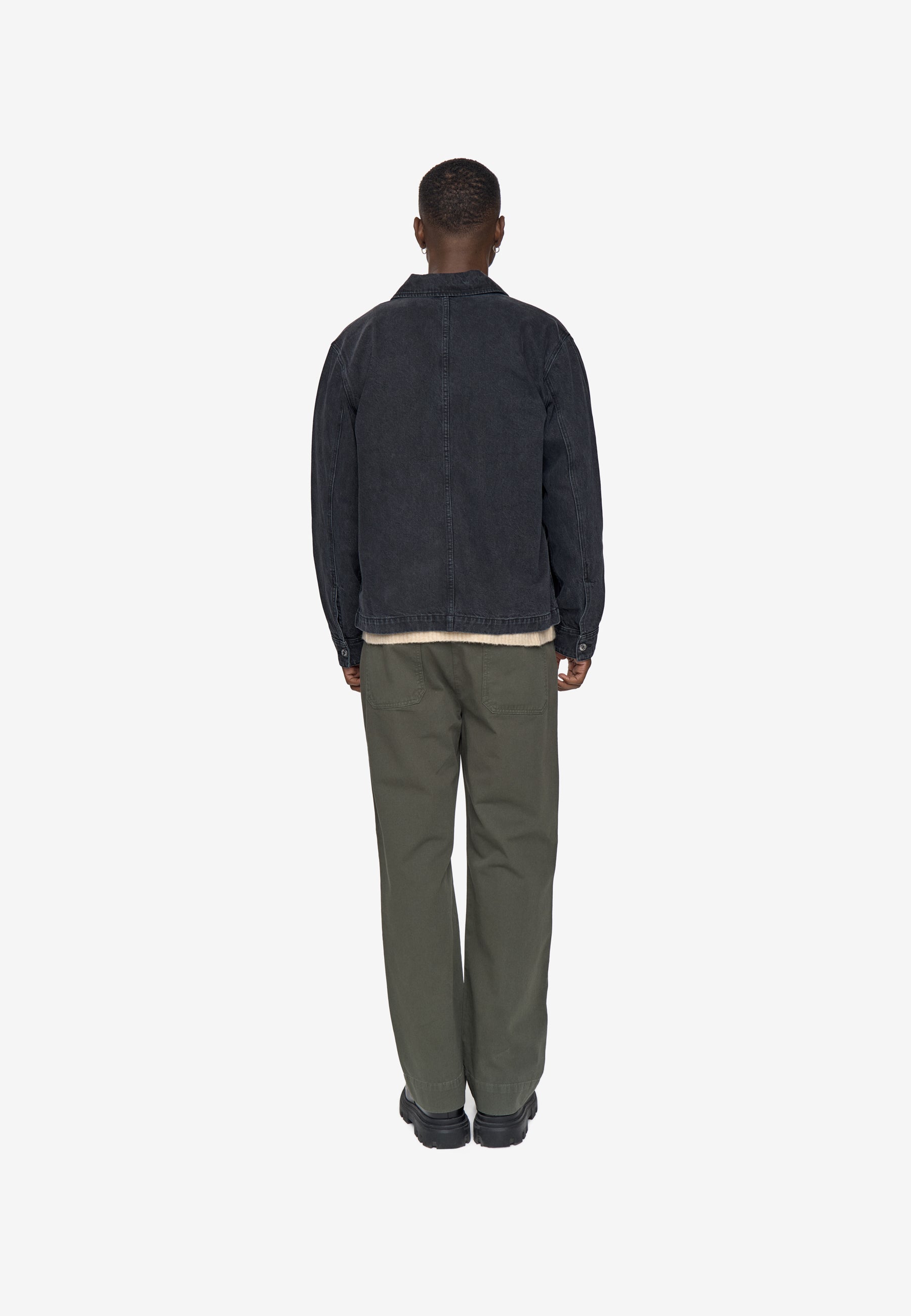 minimum male Everest denim jacket 4654 Denim Jacket 0510 Castor Gray