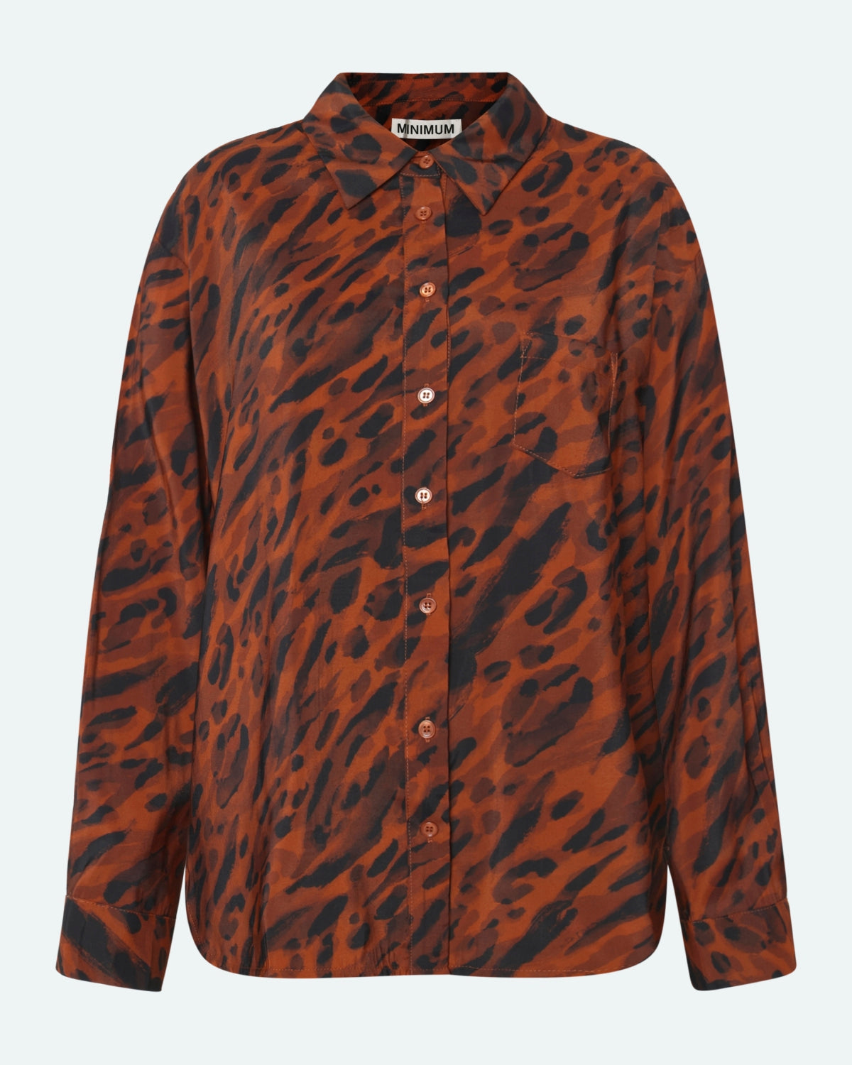 minimum female Fern shirt 4448 Long Sleeved Shirt 1246 Umber