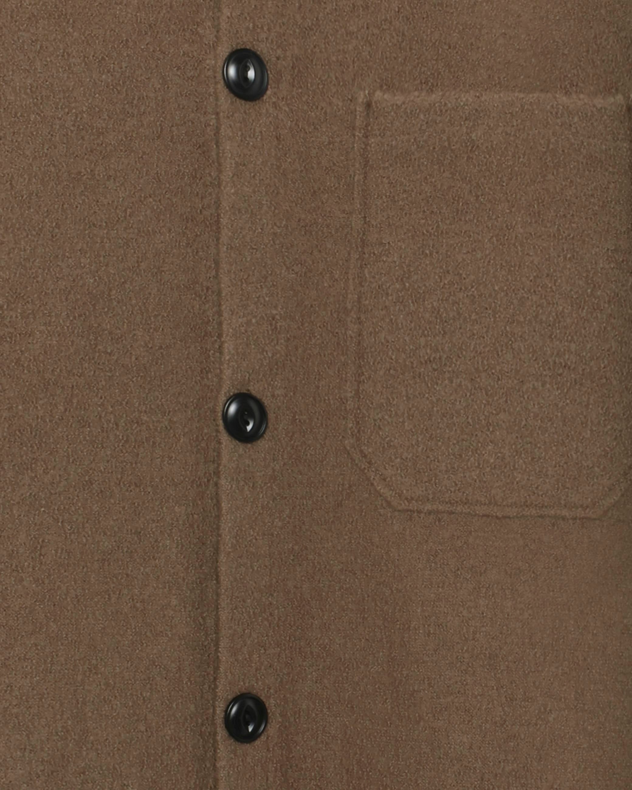 minimum male Flynn Knit shirt 3818 Long Sleeved Shirt 1815 Shitake