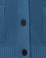 minimum female Gala cardigan G006 GOTS Cardigan 2340 Blue Ashes