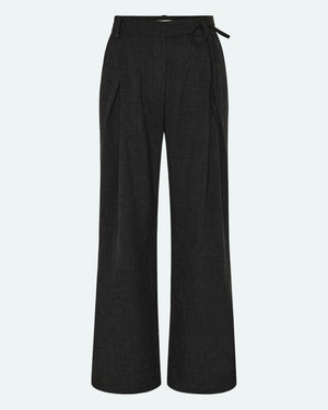 minimum female Gunli 3737 Pants Dressed Pants 980M Dark Grey Melange