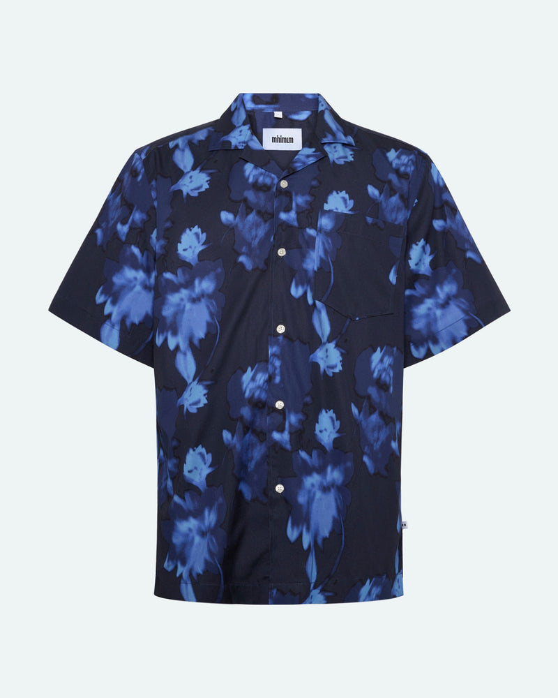 minimum male Hayden Shirt 4138 Short Sleeved Shirt 3922 Sky Captain