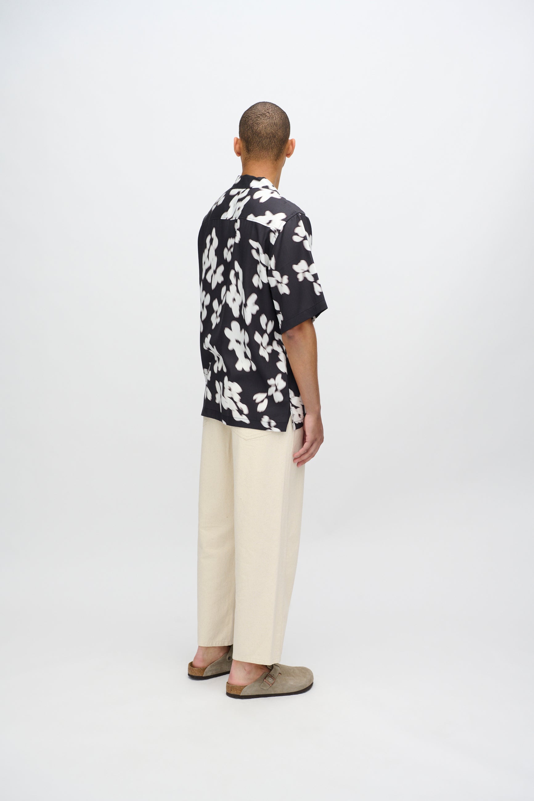 minimum male Hayden relaxed short sleeved shirt 4230 Short Sleeved Shirt 999 Black