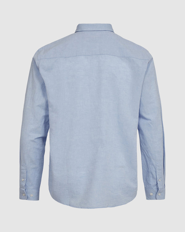 minimum male Jack 9802 Shirt Long Sleeved Shirt 1630M Hydrangea Melange