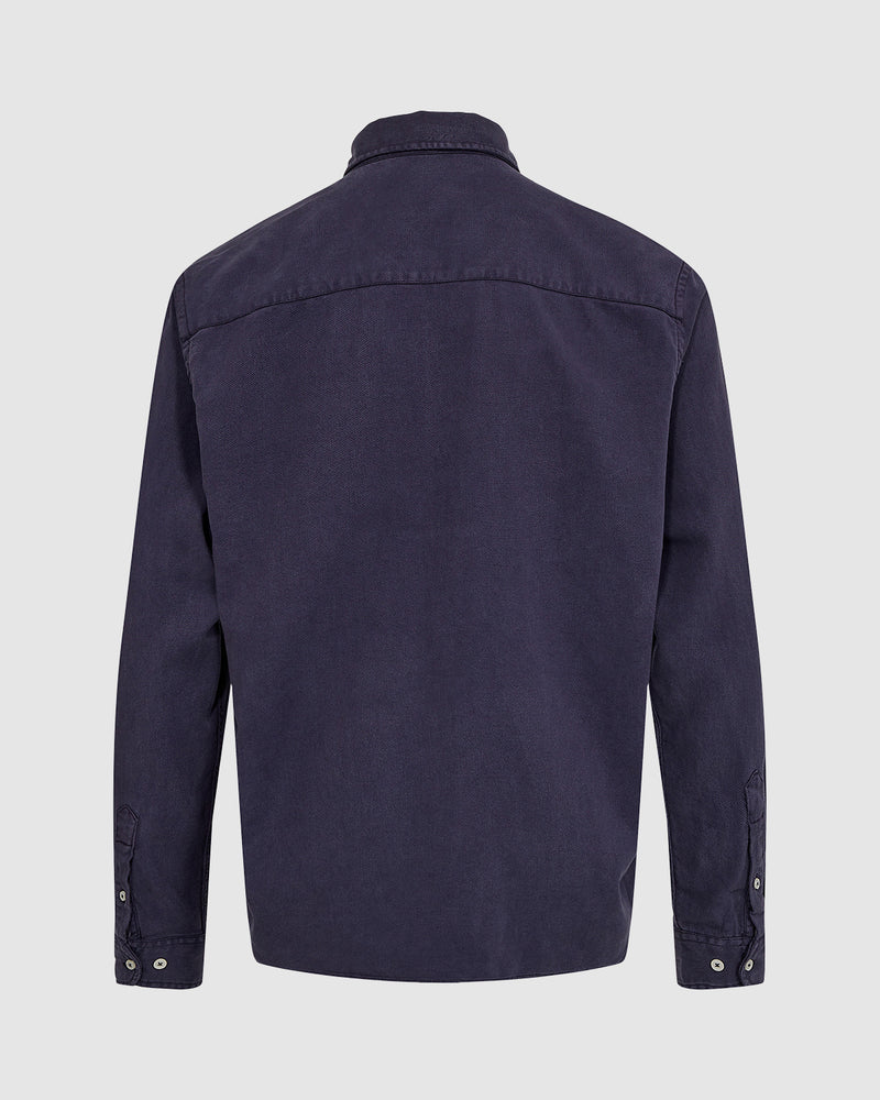 minimum male Jack 9923 Long Sleeved Shirt 3831 Maritime Blue