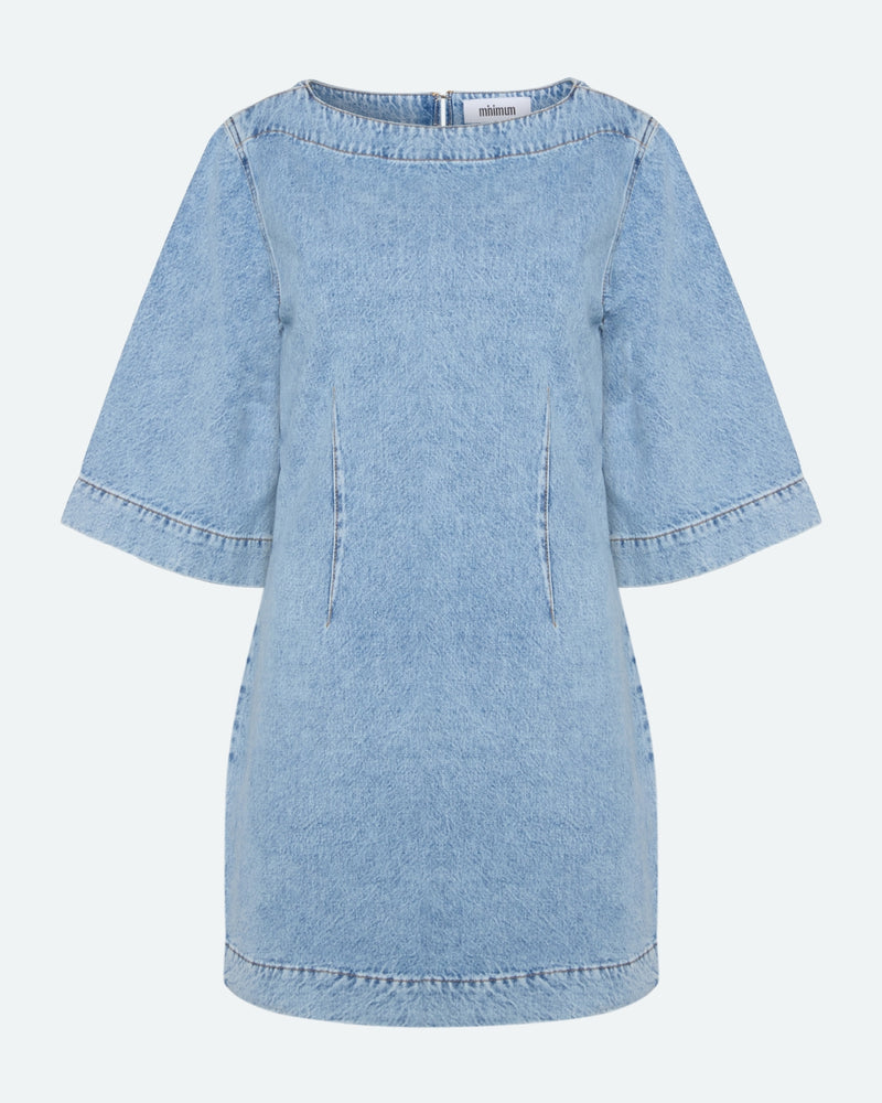 minimum female Jamilla denim dress 3731 Short Dress 1001 Light Blue