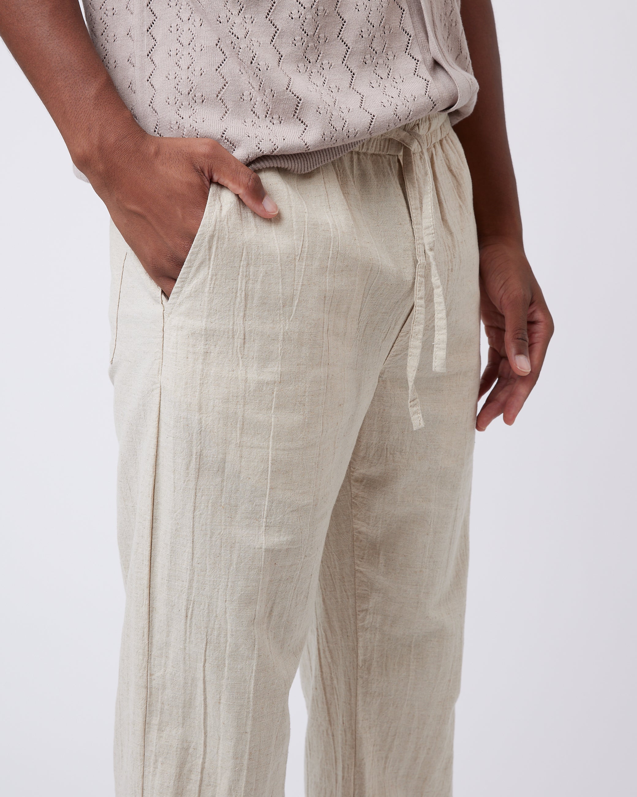 minimum male Jennusa casual linen blend pants 3598 Casual Pants 5304 Rainy Day