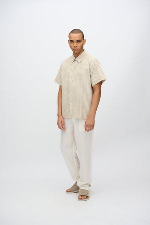 minimum male Jerry short sleeved shirt 4231 Short Sleeved Shirt 1307 White Pepper