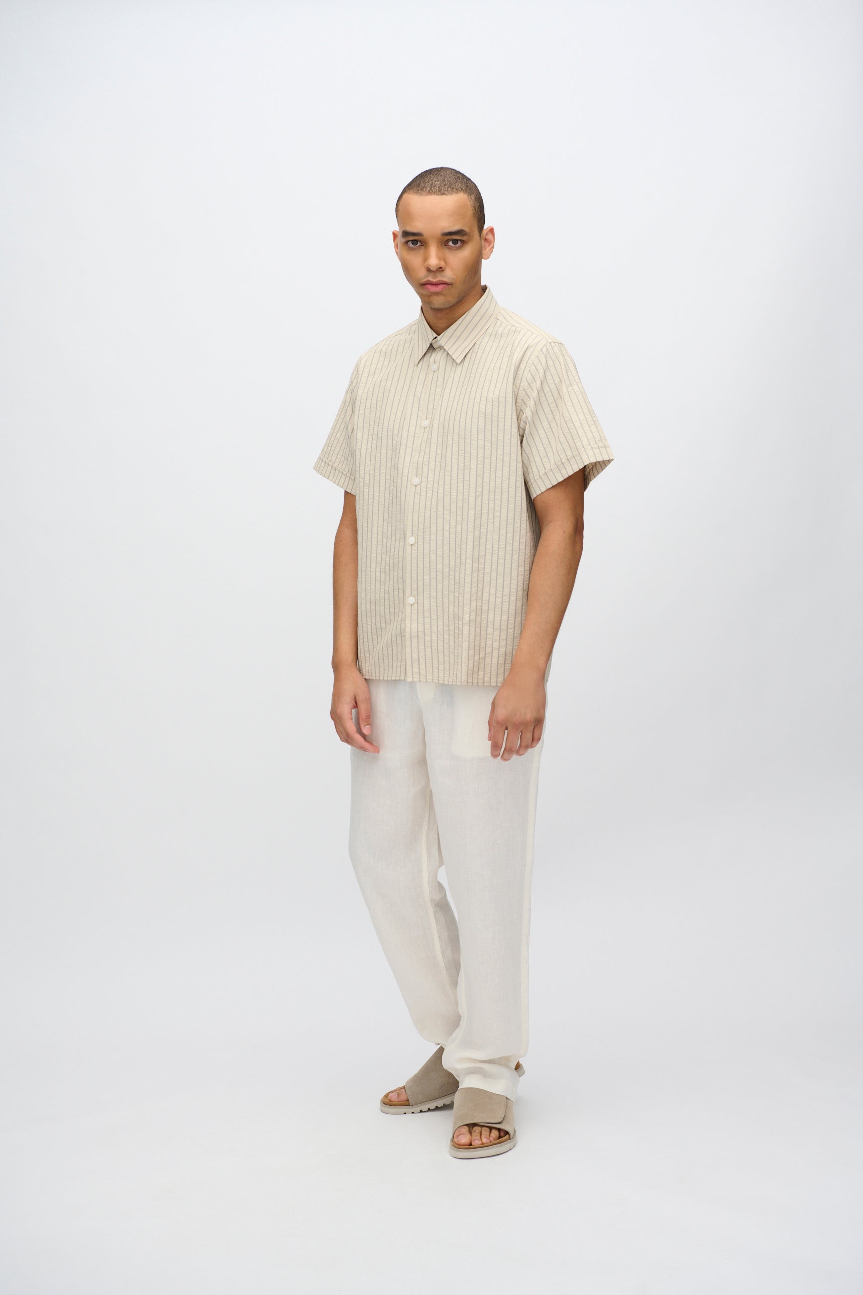 minimum male Jerry short sleeved shirt 4231 Short Sleeved Shirt 1307 White Pepper