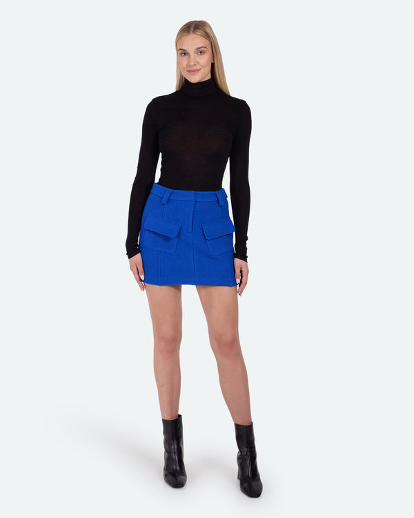 minimum female Jillana 3827 Skirt Short Skirt 4045 Lapis Blue