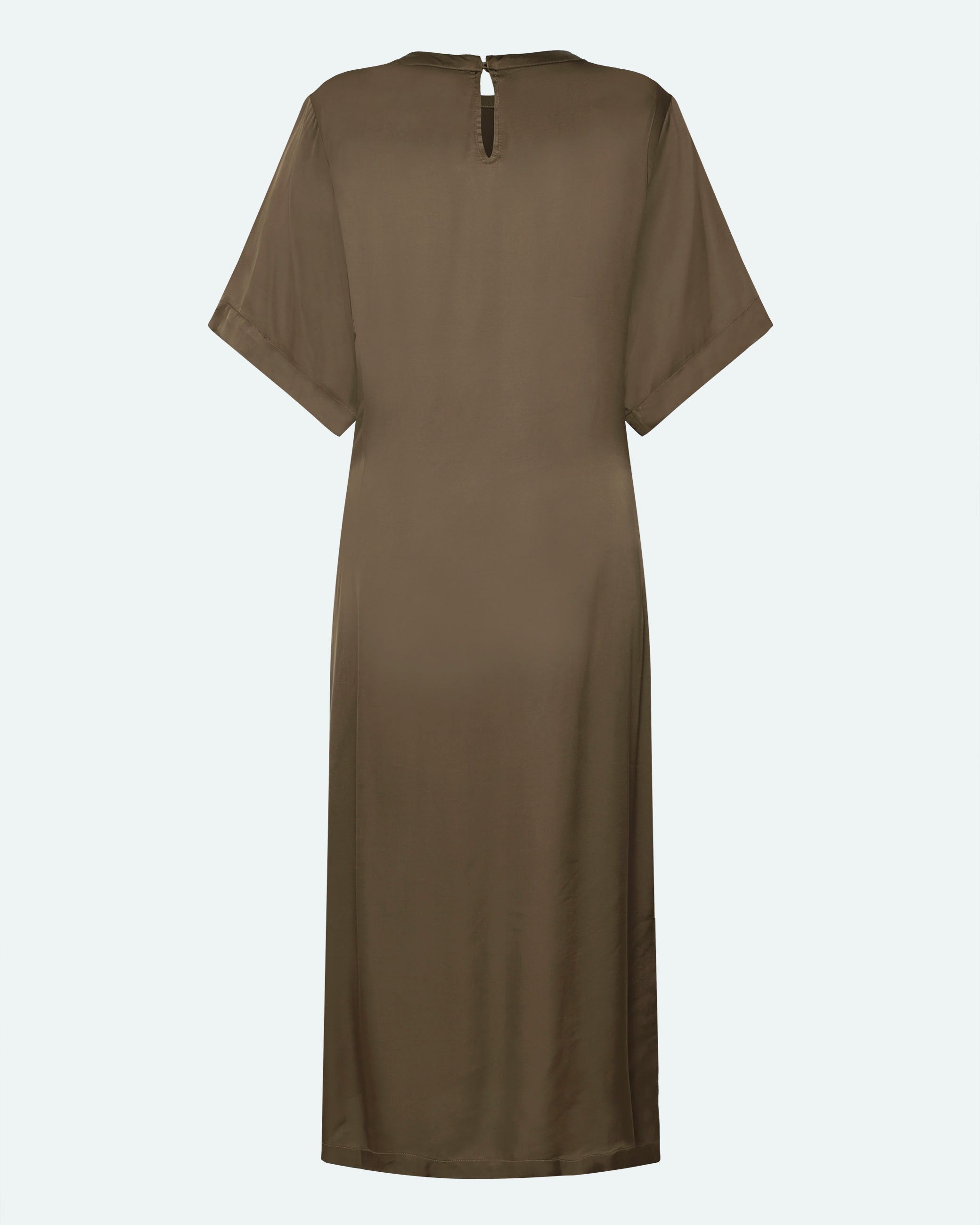 minimum female Josie satin midi dress 4165 Midi Dress 1815 Shitake