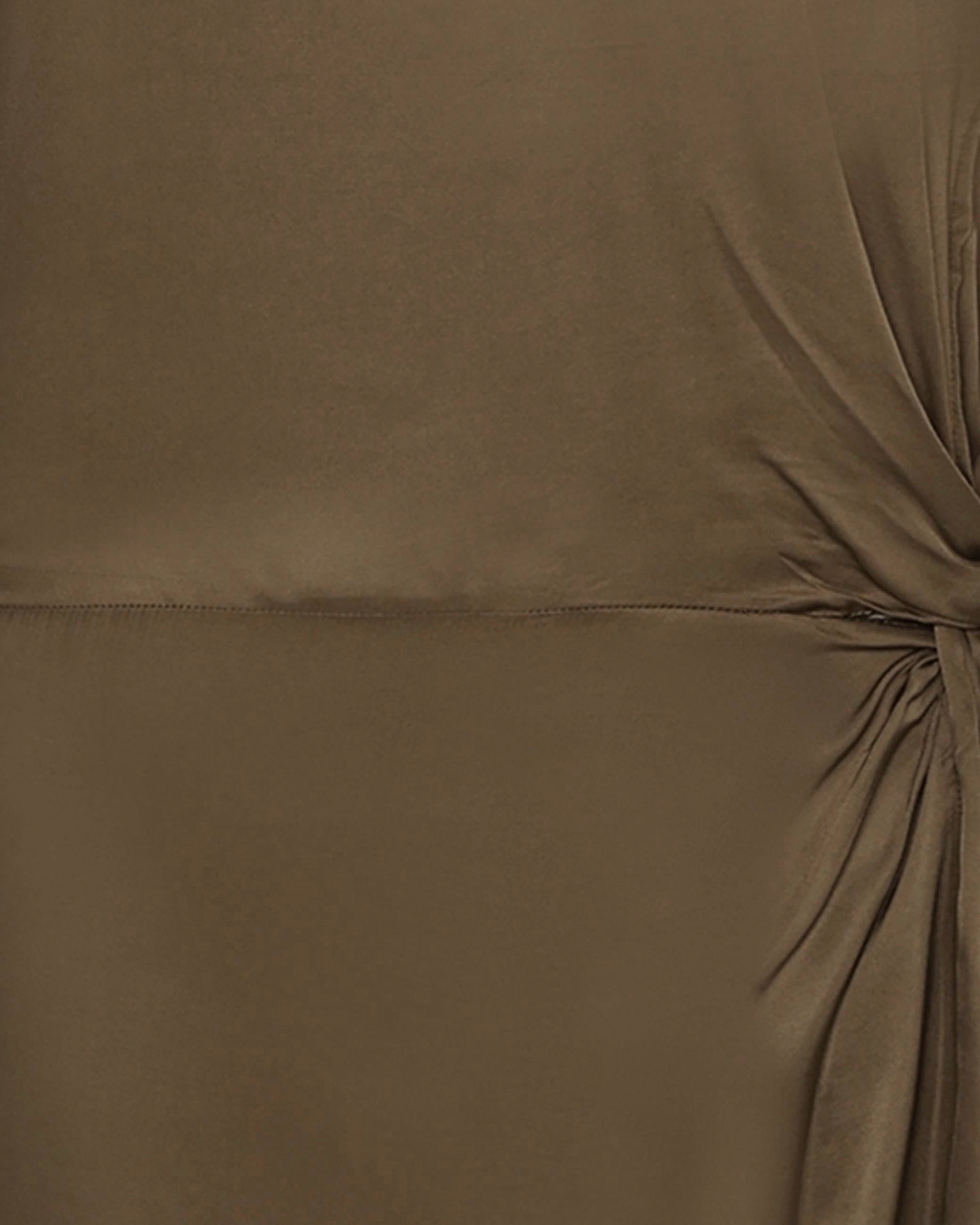 minimum female Josie satin midi dress 4165 Midi Dress 1815 Shitake