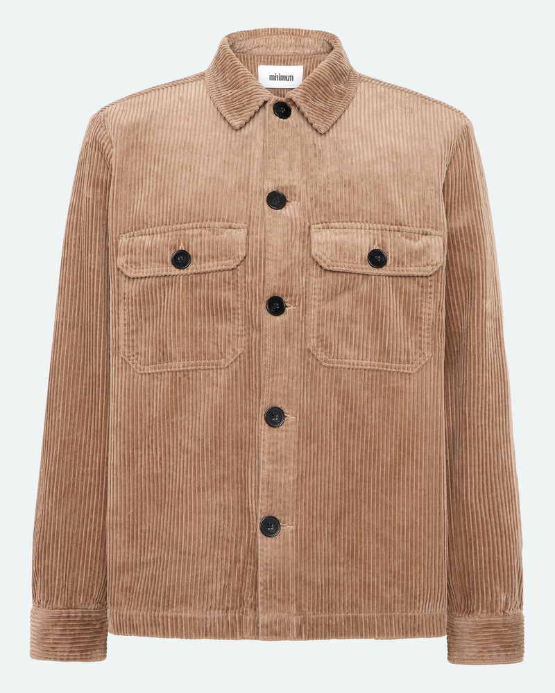 minimum male Kaison 9133 Overshirt Overshirt 1410 Pine Bark