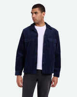 minimum male Kaison 9133 Overshirt Overshirt 687 Navy Blazer