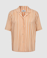 minimum female Karlamarie 3079 Shirt Short Sleeved Shirt 1231 Peach Cobbler