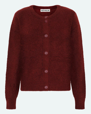 minimum female Kora cardigan 9965 Cardigan 1534 Merlot