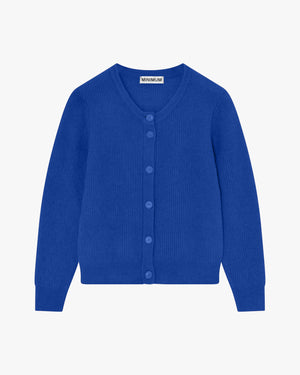 minimum female Kora cardigan 9965 Cardigan 4148 Victoria Blue