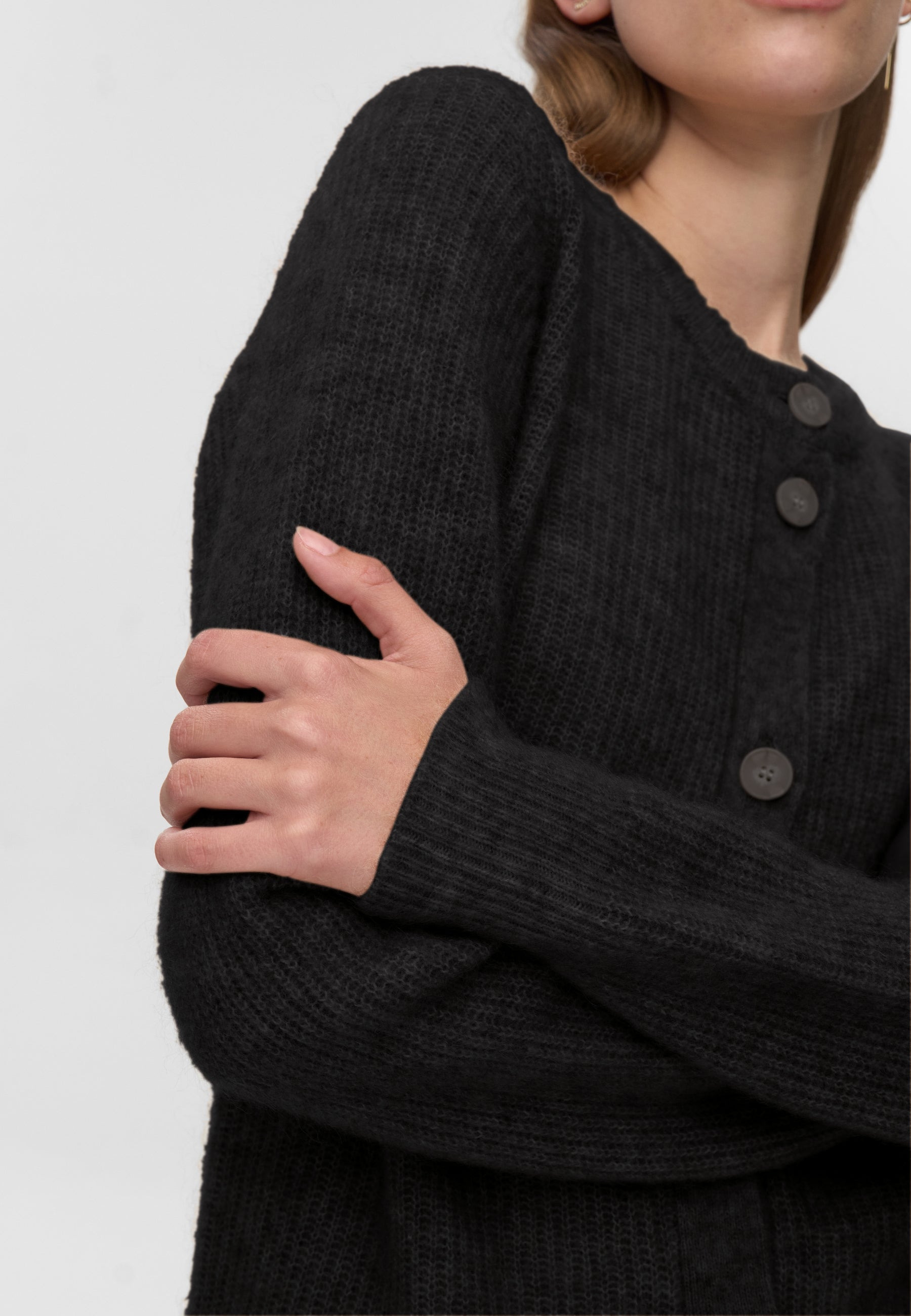 minimum female Kora cardigan 9965 Cardigan 999 Black