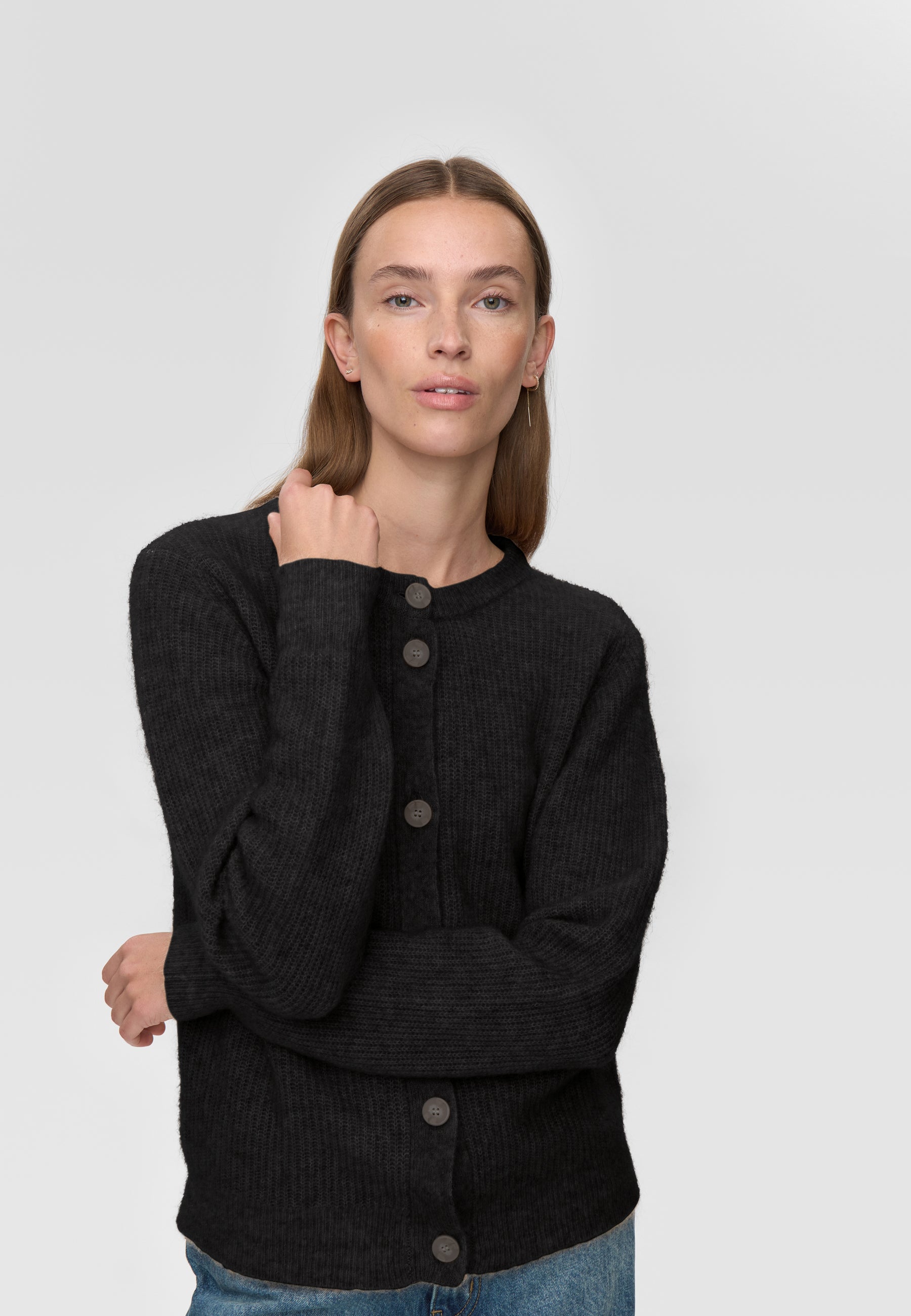 minimum female Kora cardigan 9965 Cardigan 999 Black
