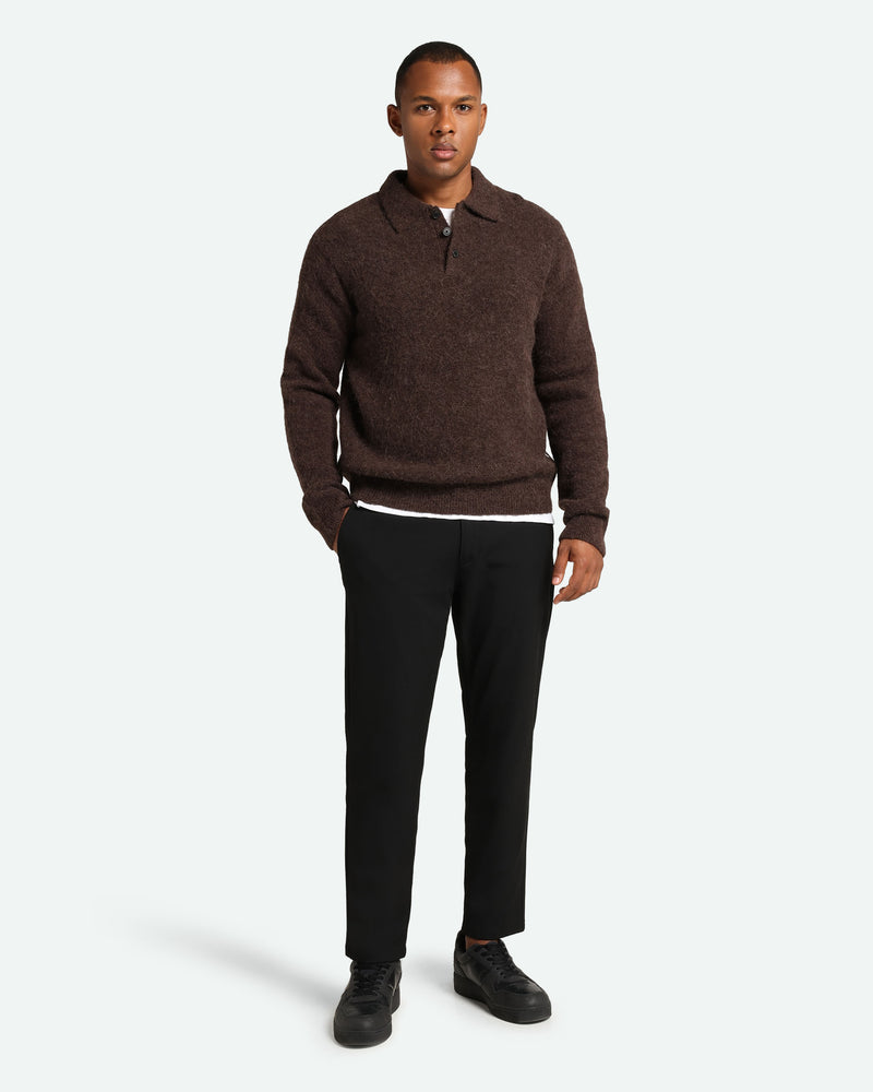 minimum male Kylo LS 3917 Knit Polo 1106 Molé