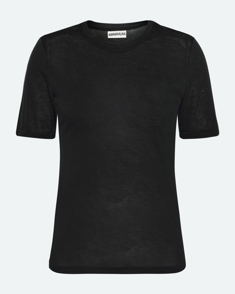 minimum female Leia short sleeved t-shirt 4158 Short Sleeved T-shirt 0506 Black Ink