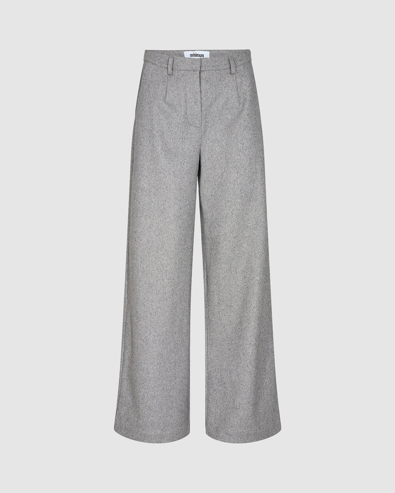 minimum female Lessa 2.0 2946 Dressed Pants 910M Light Grey Melange