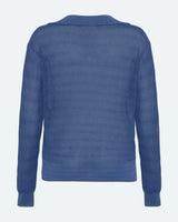 minimum female Lineas polo jumper 3056 Jumper 3929 Blue Horizon