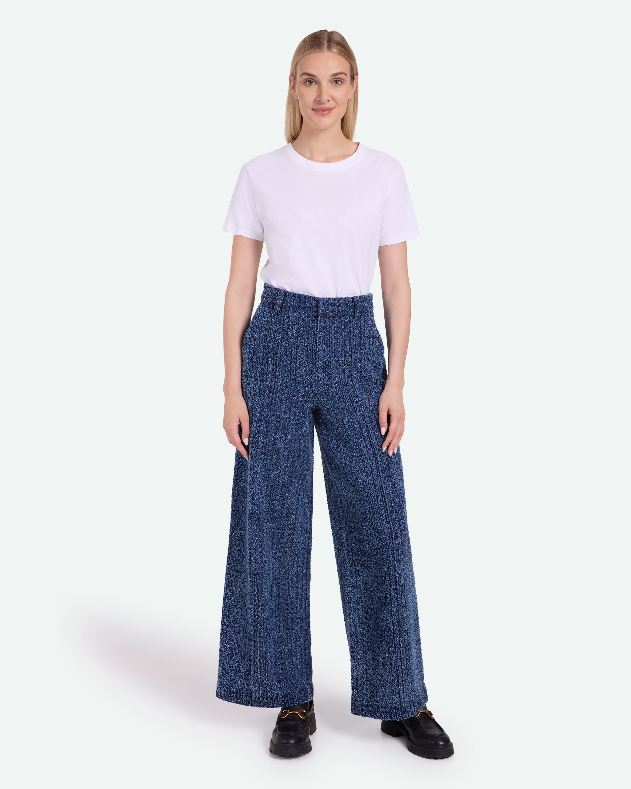 minimum female Lisas 3733 Pants Casual Pants 1002 Medium Blue