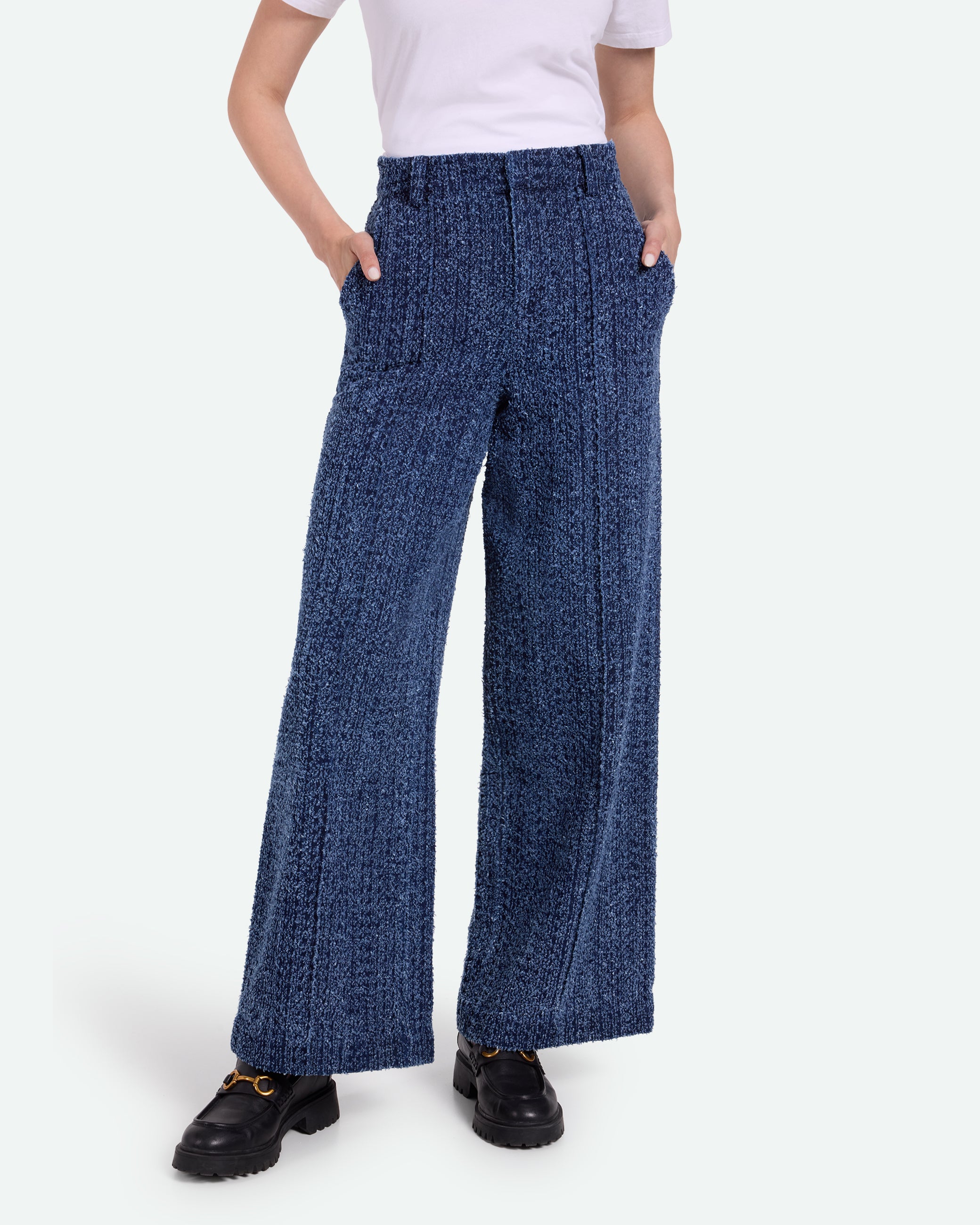 minimum female Lisas 3733 Pants Casual Pants 1002 Medium Blue
