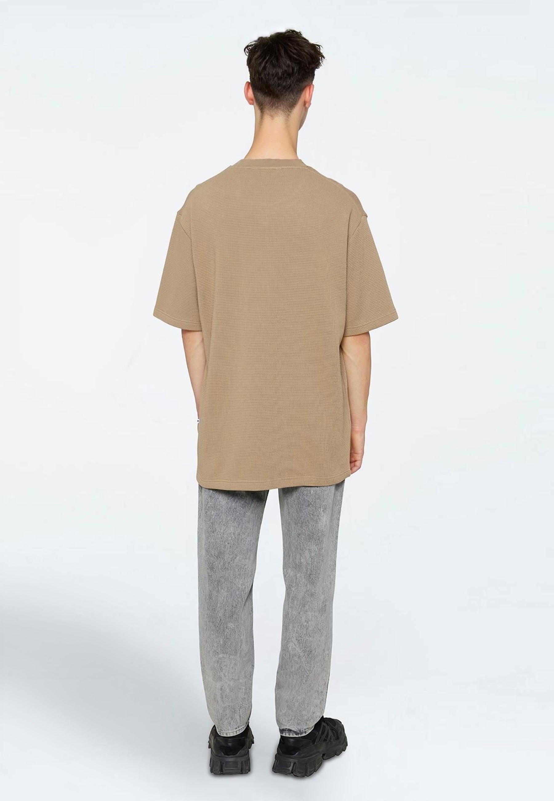 minimum male Lono Rlx Tee 4379 Short Sleeved T-shirt 1109 Chinchilla