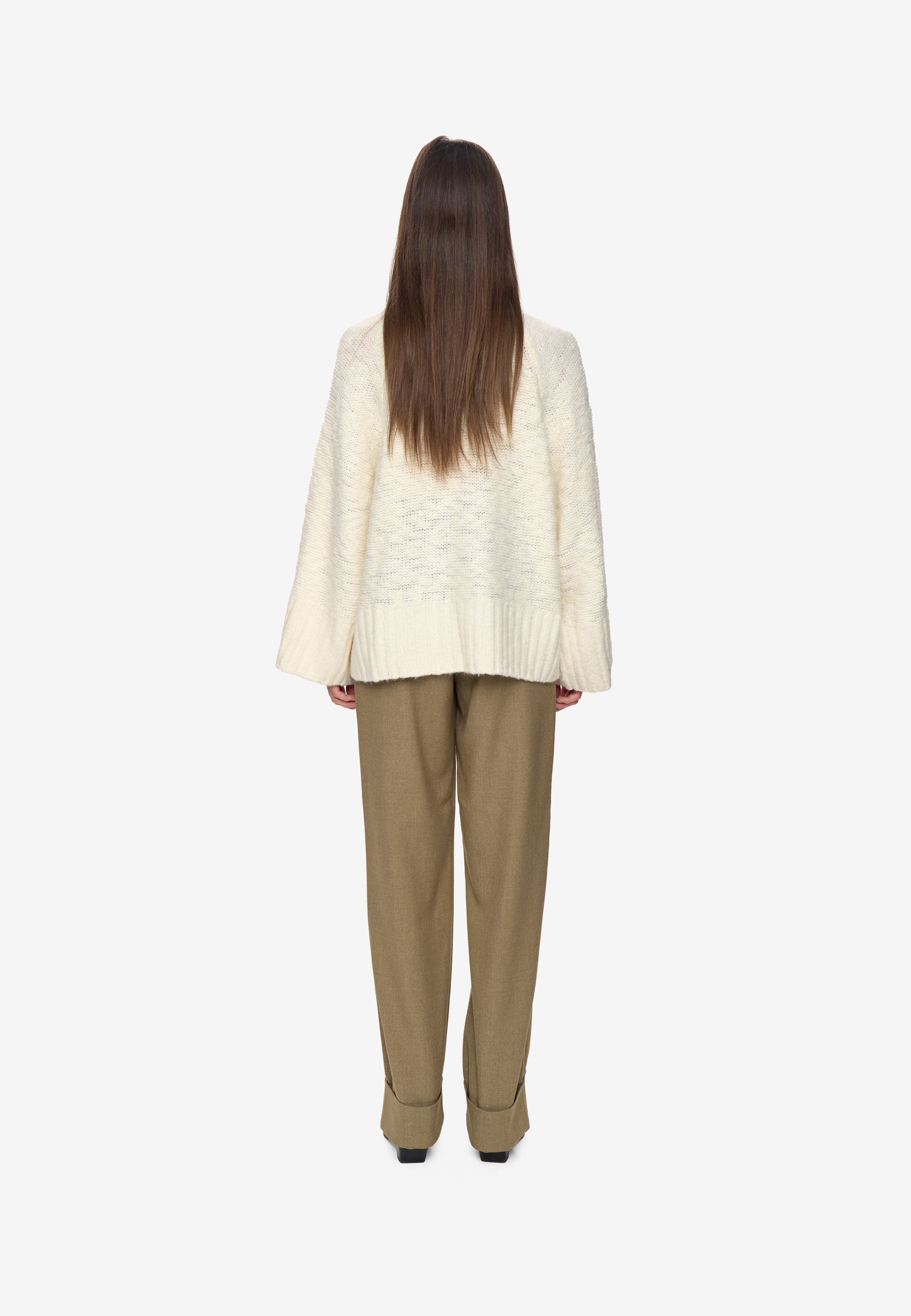 minimum female Loraine jumper 4493 Cardigan 0608 Coco Milk