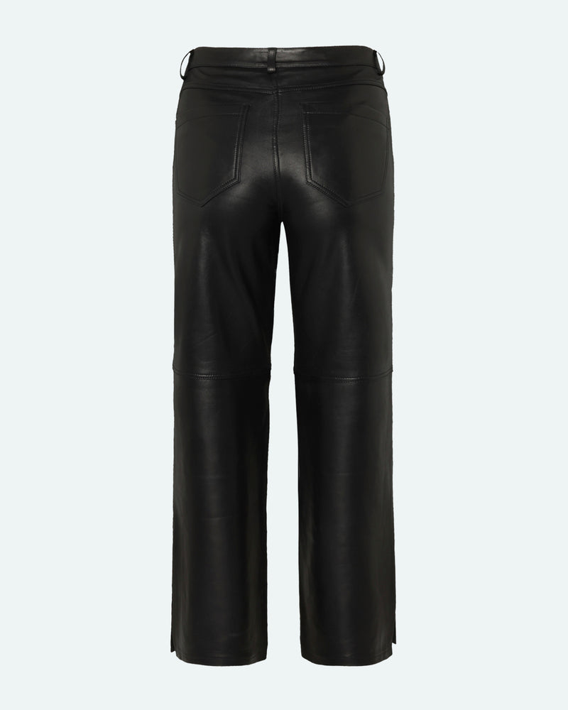 minimum female Margurite 3768 Pants Leather Pants 999 Black