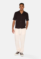 minimum male Mason crochet polo shirt 4177 Polo 999 Black