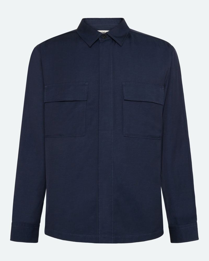 minimum male Maxson overshirt 4143 Overshirt 3922 Sky Captain