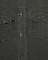 minimum male Micah linen overshirt 4115 Overshirt 0506 Black Ink