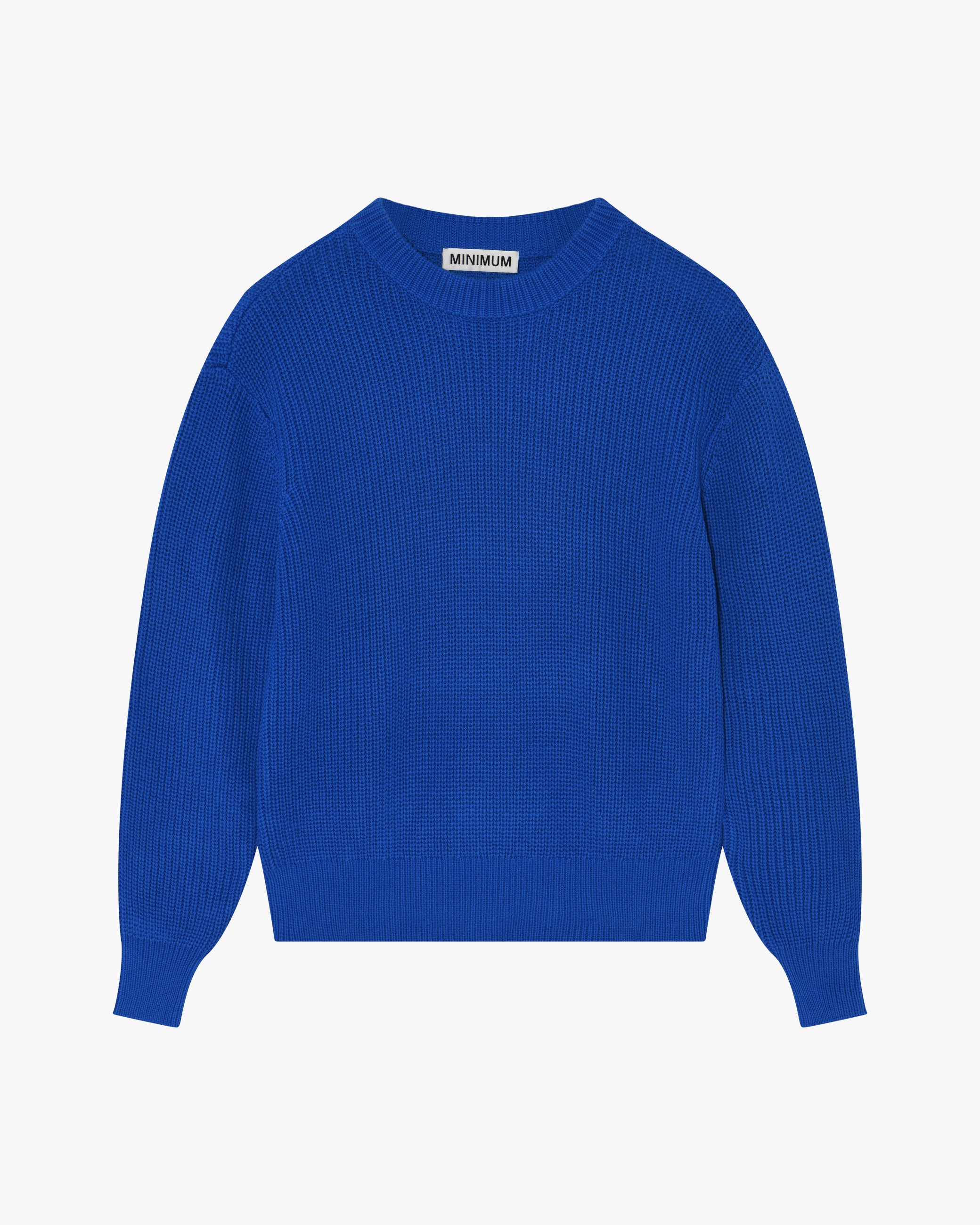 minimum female Mikala jumper G006 GOTS Jumper 4148 Victoria Blue