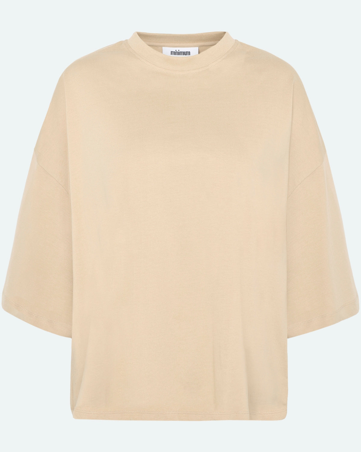 minimum female Mira t-shirt G029 GOTS Short Sleeved T-shirt 1109 Chinchilla