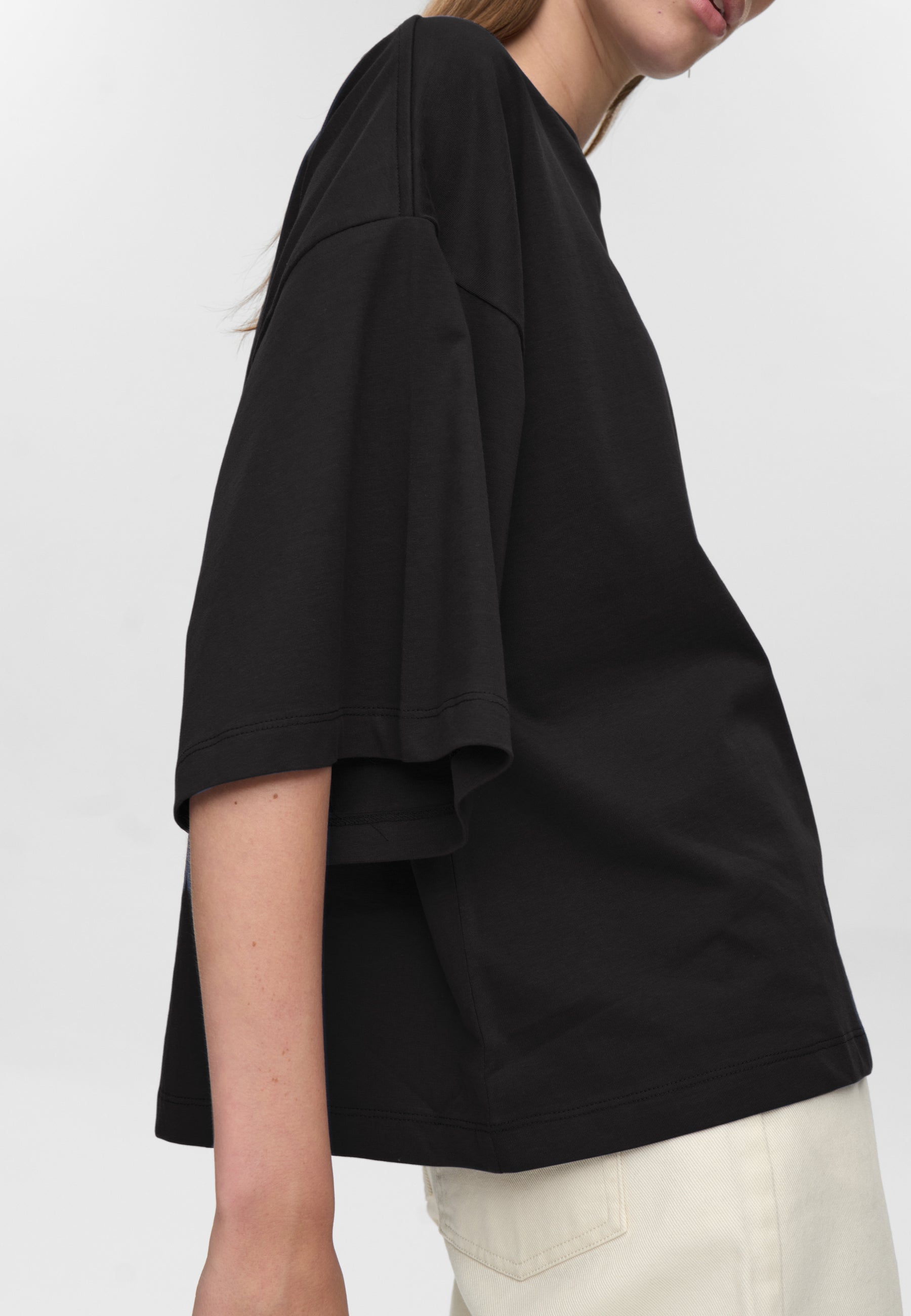 minimum female Mira t-shirt G029 GOTS Short Sleeved T-shirt 999 Black
