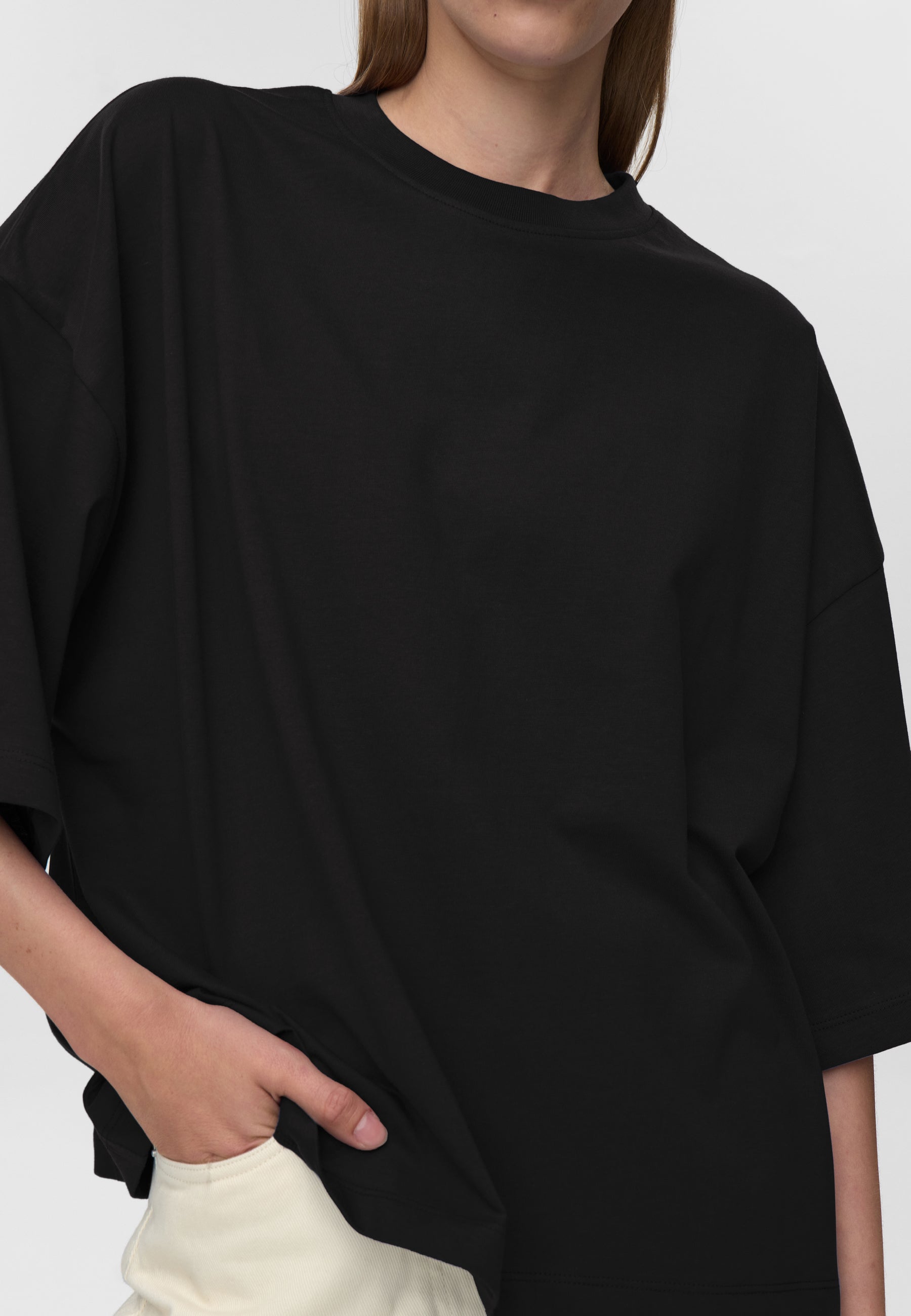 minimum female Mira t-shirt G029 GOTS Short Sleeved T-shirt 999 Black